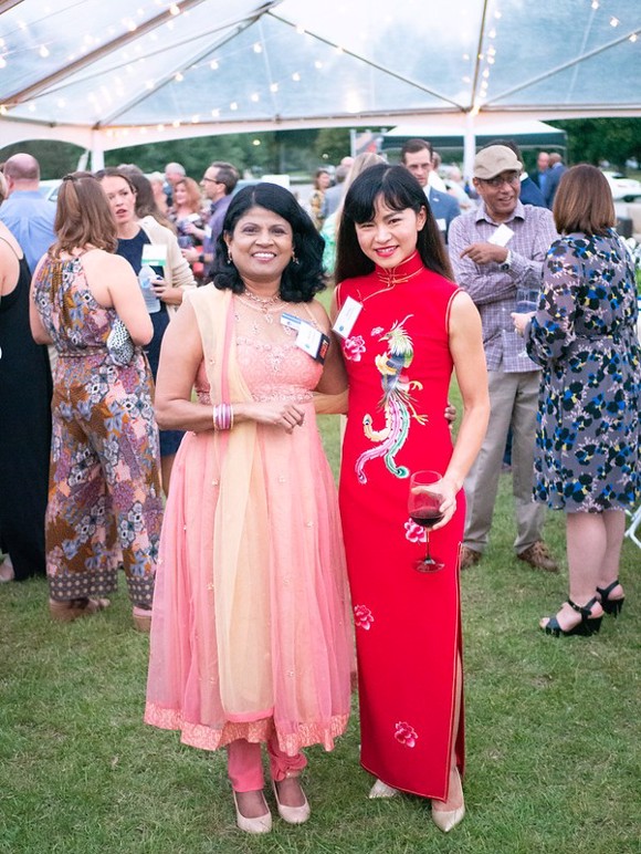 r. Bhuvana Parameswaran and Aimei Jiang Newsome at Around the Globe