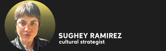 Sughey Ramirez, cultural strategist, poses for a headshot.