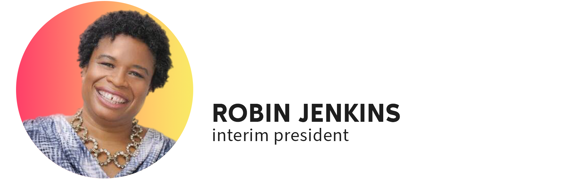 Robin Jenkins, Interim President