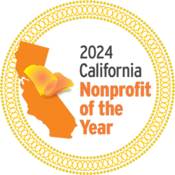 Logo for 2024 California Nonprofit of the Year